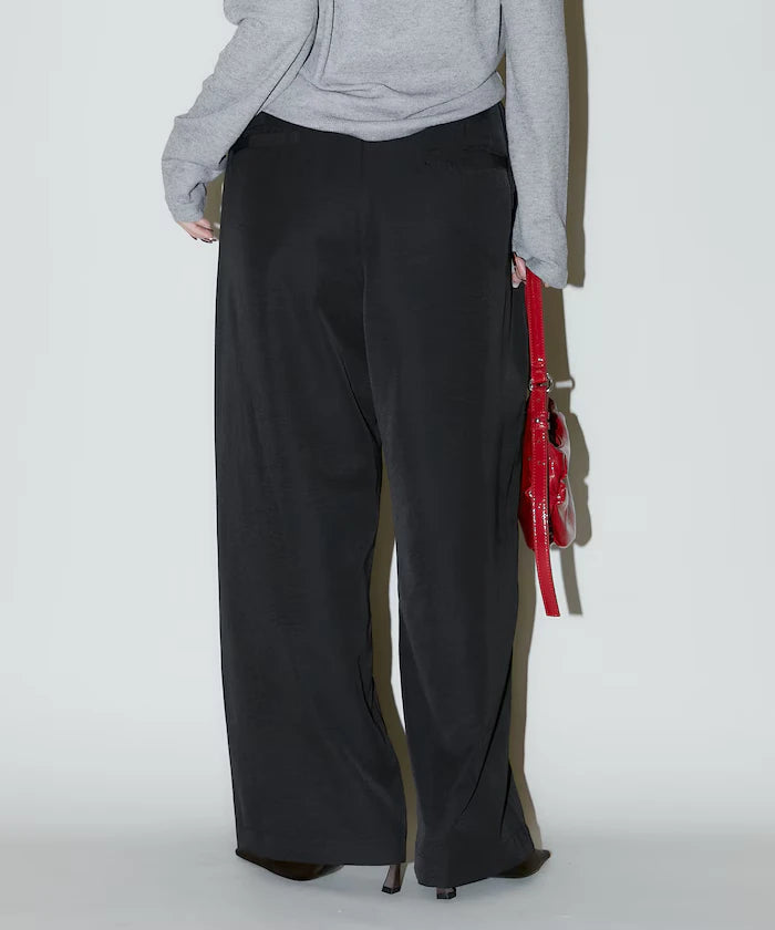 Color Tuck Slacks Pants Limited Release