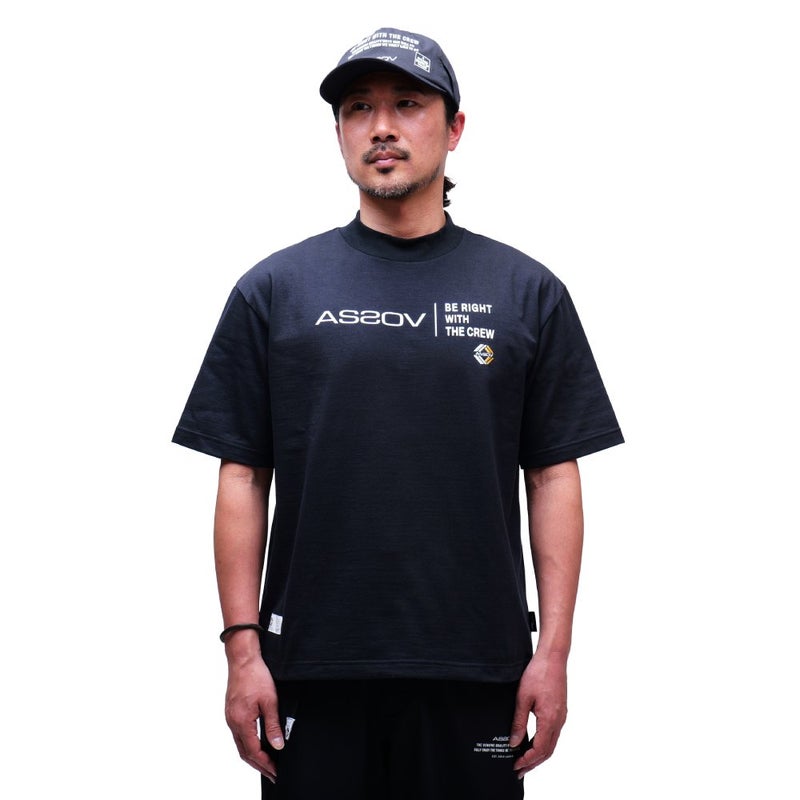 CORDURA MOCK NECK GOLF SERIES/ BLACK