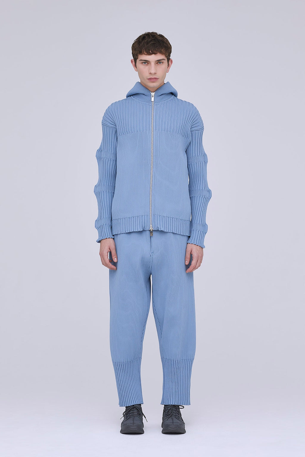 FLUTED HOODIE JACKET