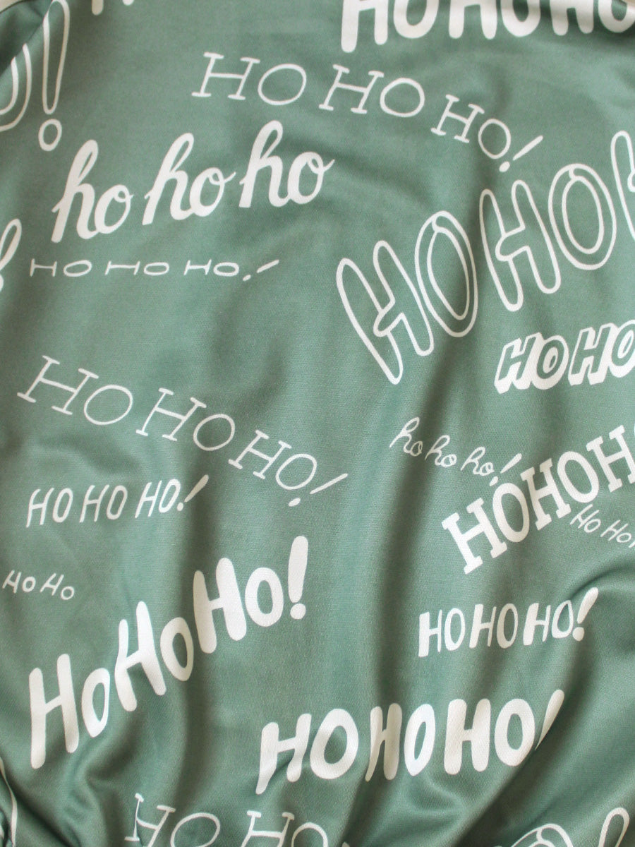 Smooth Jersey HOHOHO Pattern Track Jacket
