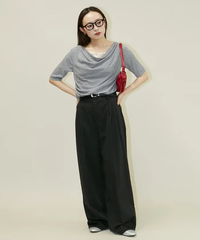 Race Layered Tereko Draped T-Shirt Limited Edition