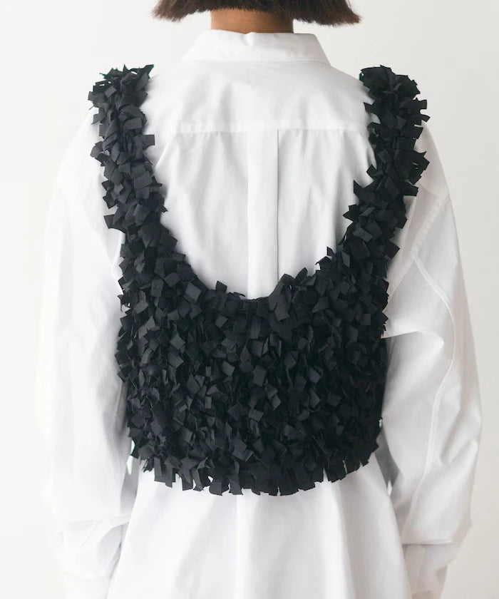 Tape Yarn Hand Knitted Bustier