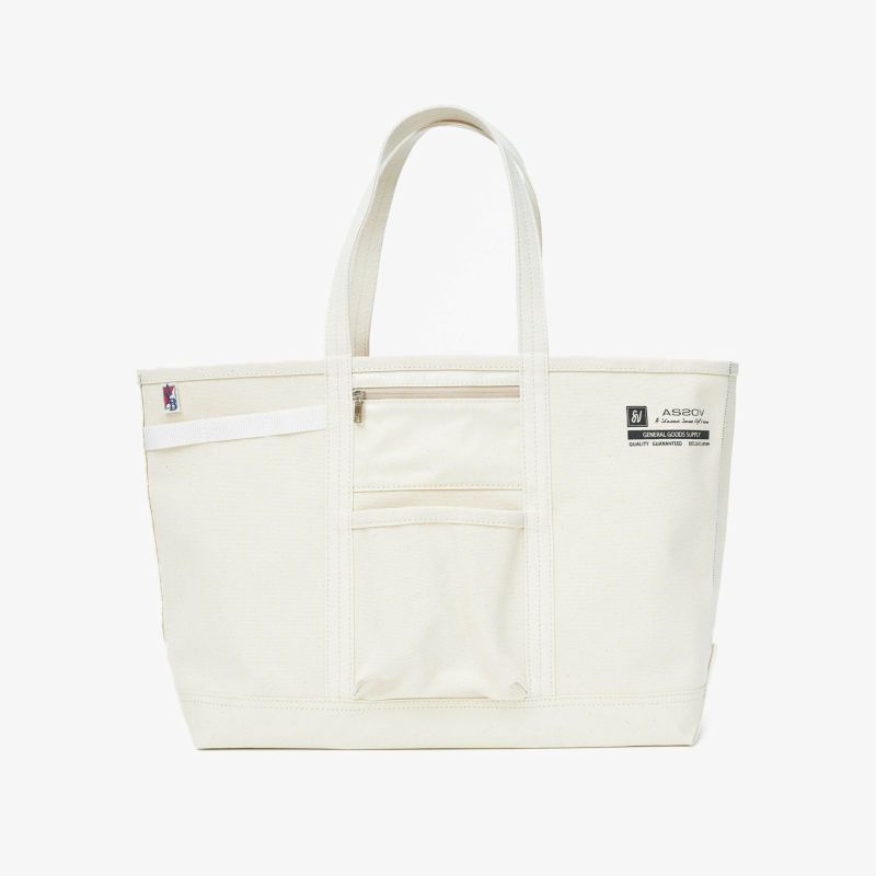 ALBERTON CANVAS TOTE sizeS/BEIGE