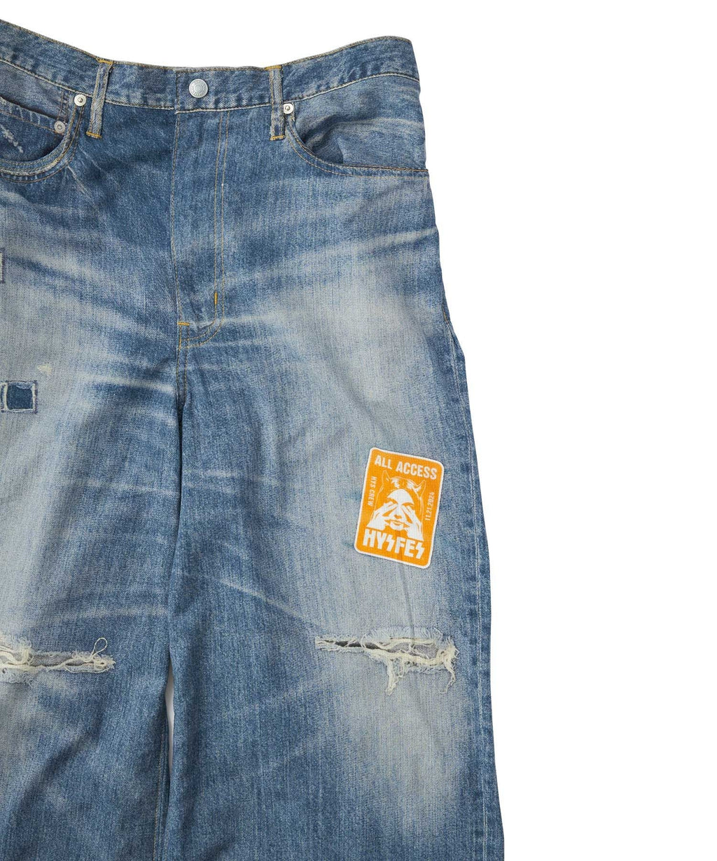 HYS FES PASS Denim Transfer Pants