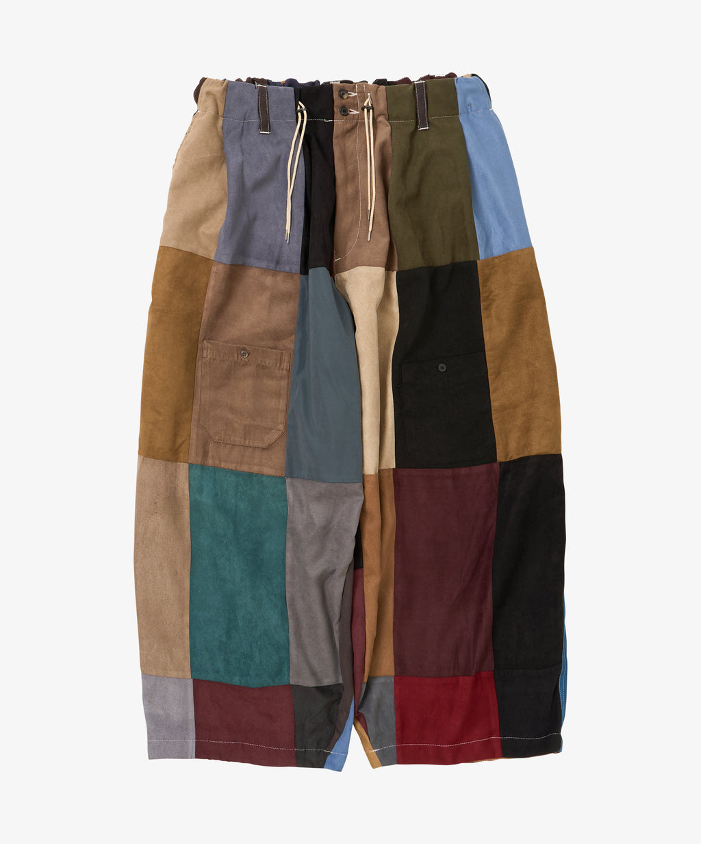 circular pants faux suede eleven