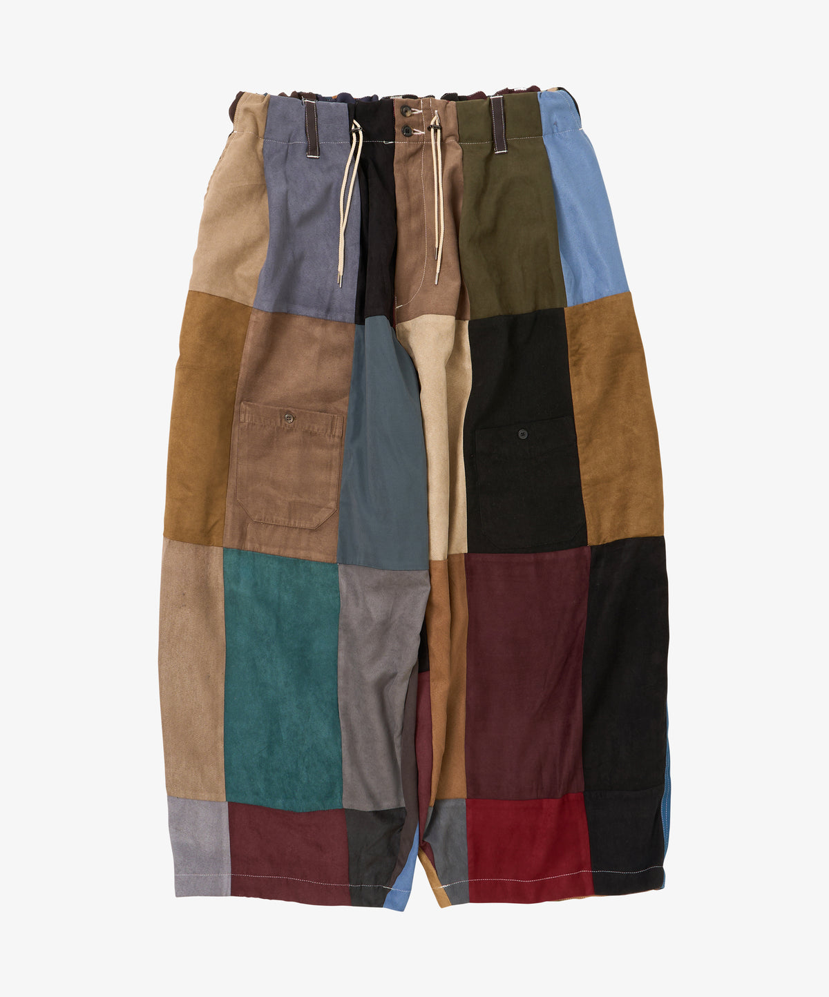 circular pants faux suede eleven