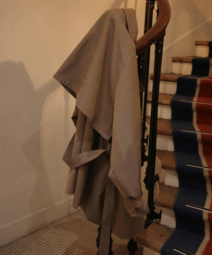 T/C Chambray Short Trench Coat