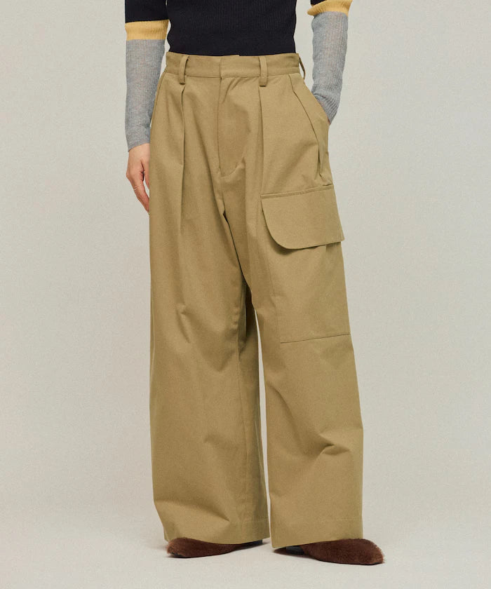 High Count Chino Wide Pants