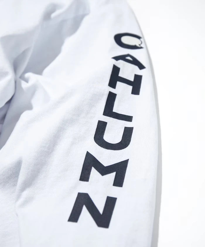 Heavy weight Jersey Mock Neck L/S Print Tee
