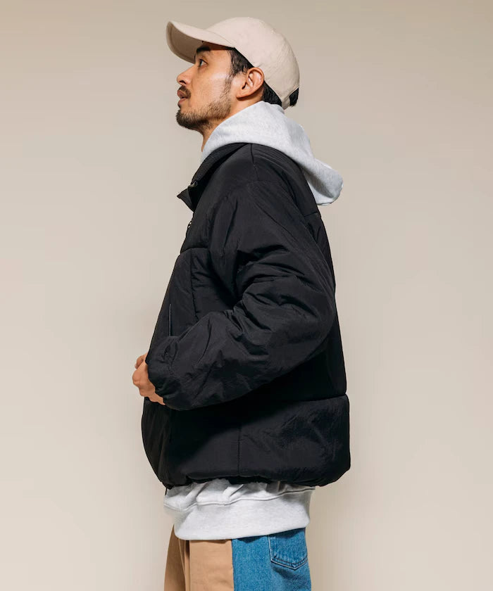 PRIMALOFT PUFF JACKET / Primaloft Stand Collar Puff Jacket / Insulated Blouson