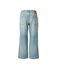 Snake Loop 8 Length Crushed Denim Pants