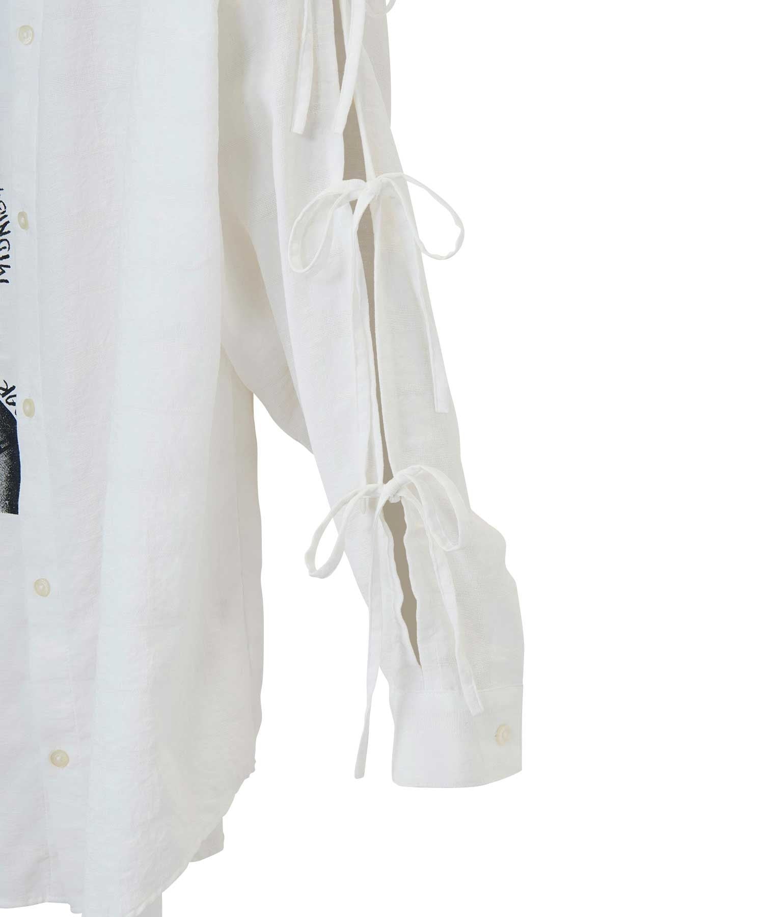 Hysteric Typical Girls Slit Ribbon Shirt