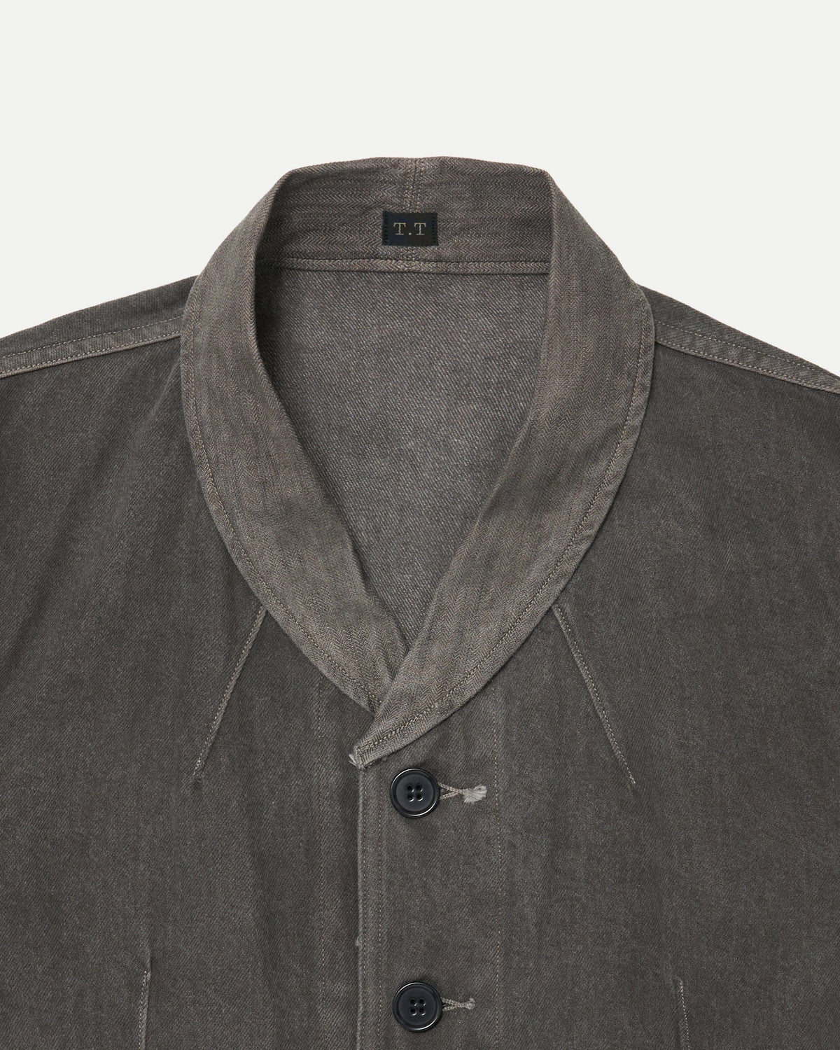 LOT.327 MODIFIED SHAWL COLLAR JACKET