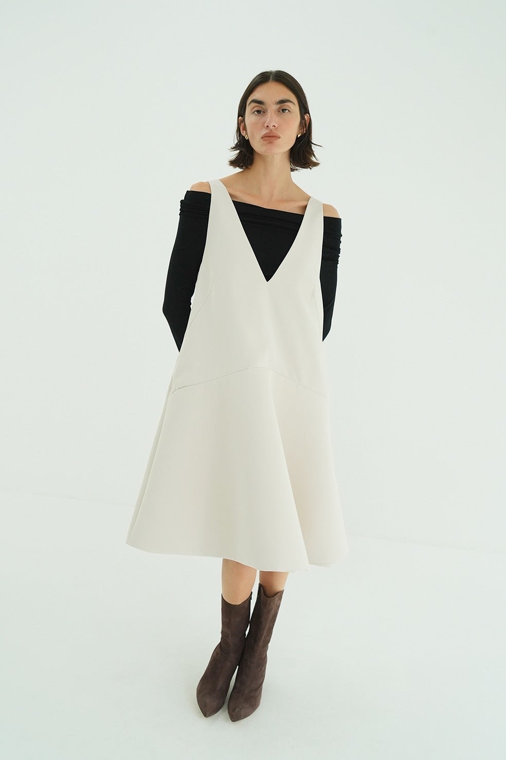 BONDED JUMPER SKIRT