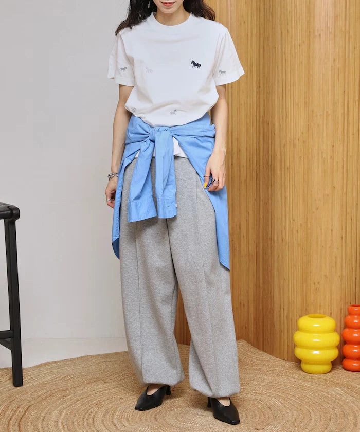 Organic Cotton Allover Embroidery T-Shirt