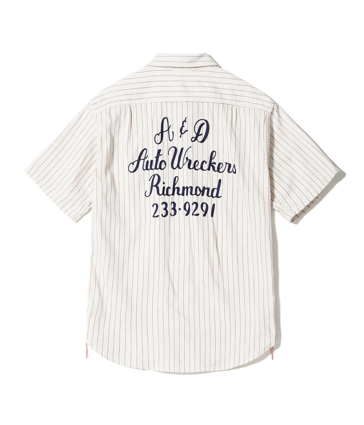 Coke Stripe Work Shirt With Embroidered