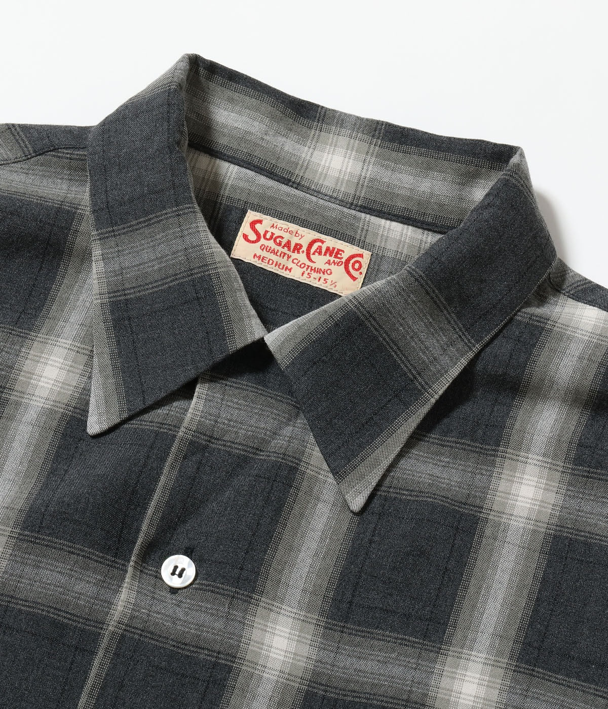RAYON COVERT CHECK OPEN SHIRT
