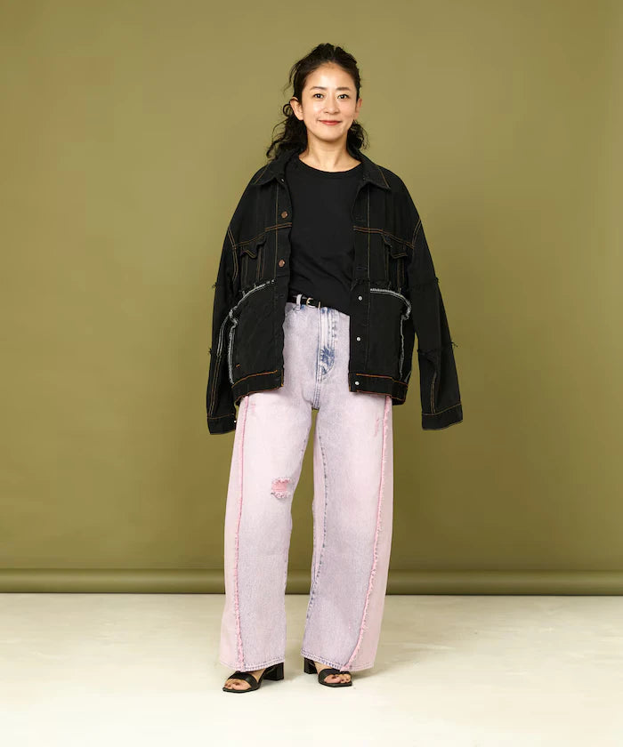 Colorful Curve Denim