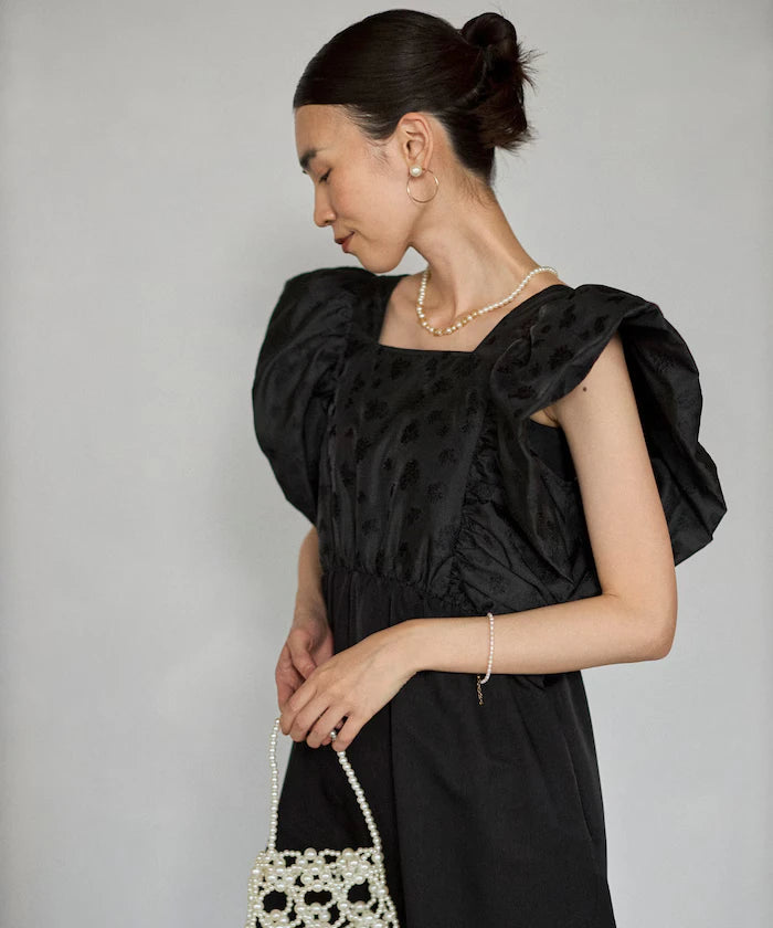 2WAY Flower Sheer Jacquard Docking All-in-One