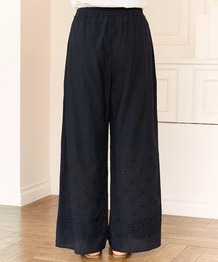 India Embroidered Easy Pants Limited Edition