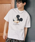 <Functional Material>Mickey Mouse Face T-Shirt Limited Edition