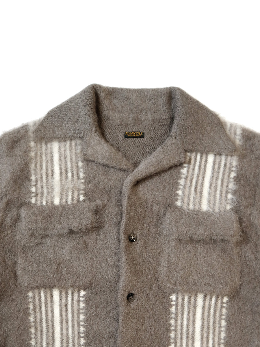 7G Mohair Knit Board Shirt