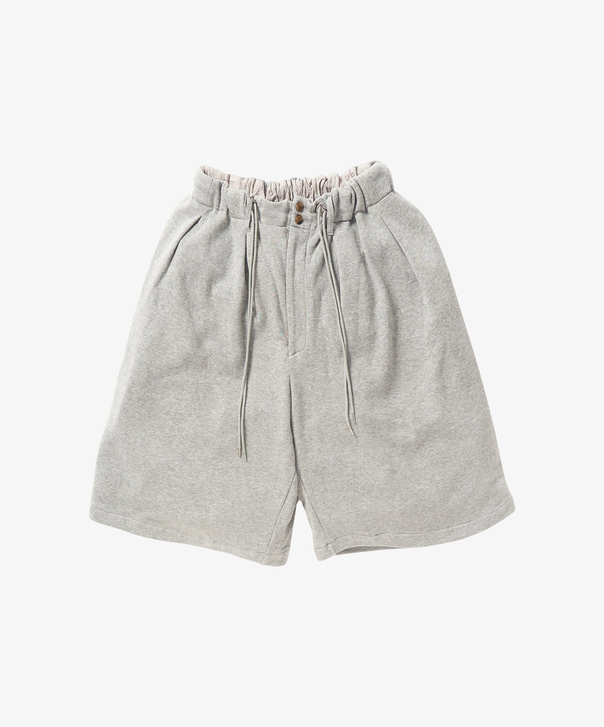 loop wheel circular short pants