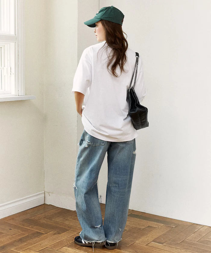 <Functional Material> MIAMI NIGHTS Cat Photo T-shirt Limited Edition
