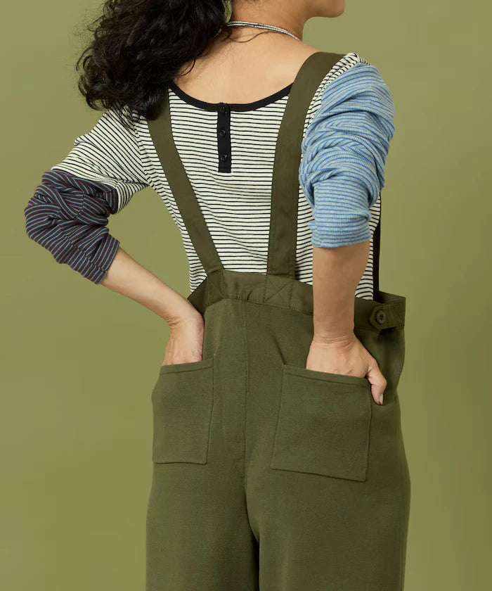 Knit Military Overalls