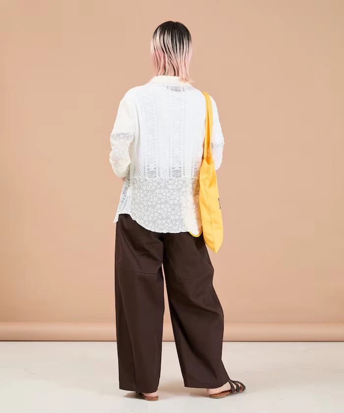 Floral Cut Lace Shirt