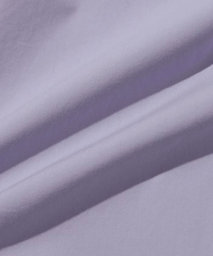 Nuance Color Oversized Regular Collar Long Sleeve Shirt