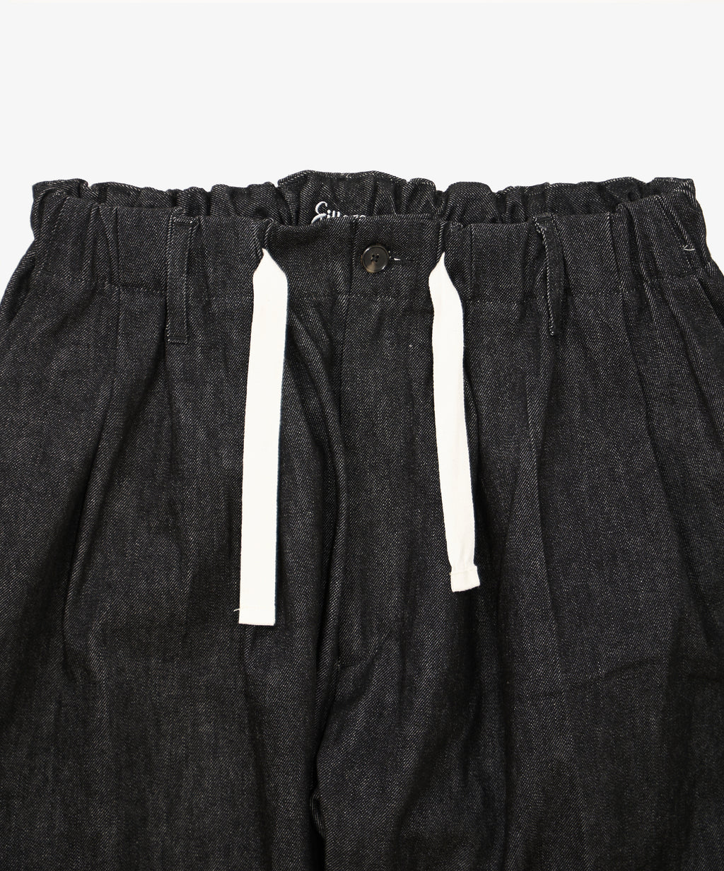 pantalon baggy black denim one wash