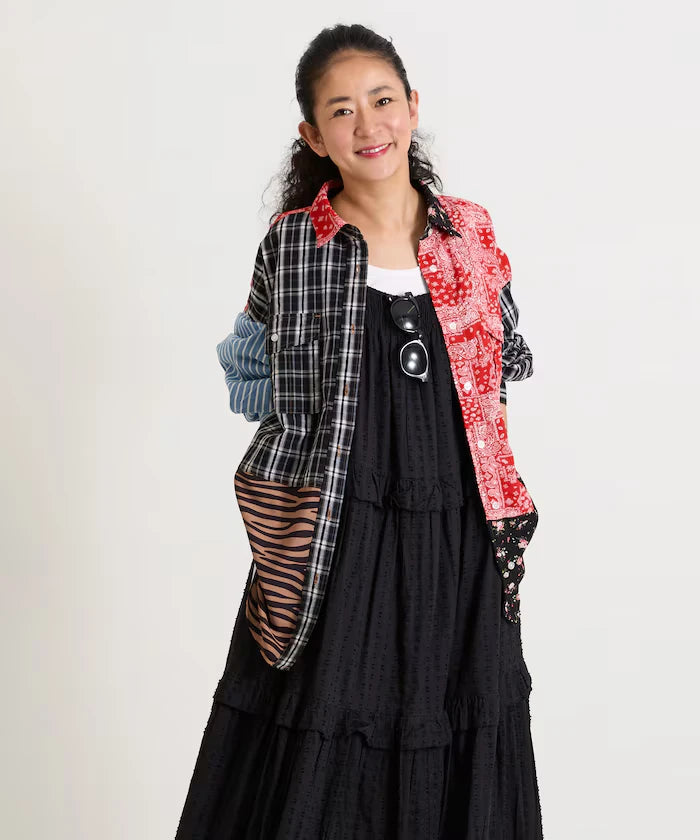 Patchwork Big Shirt