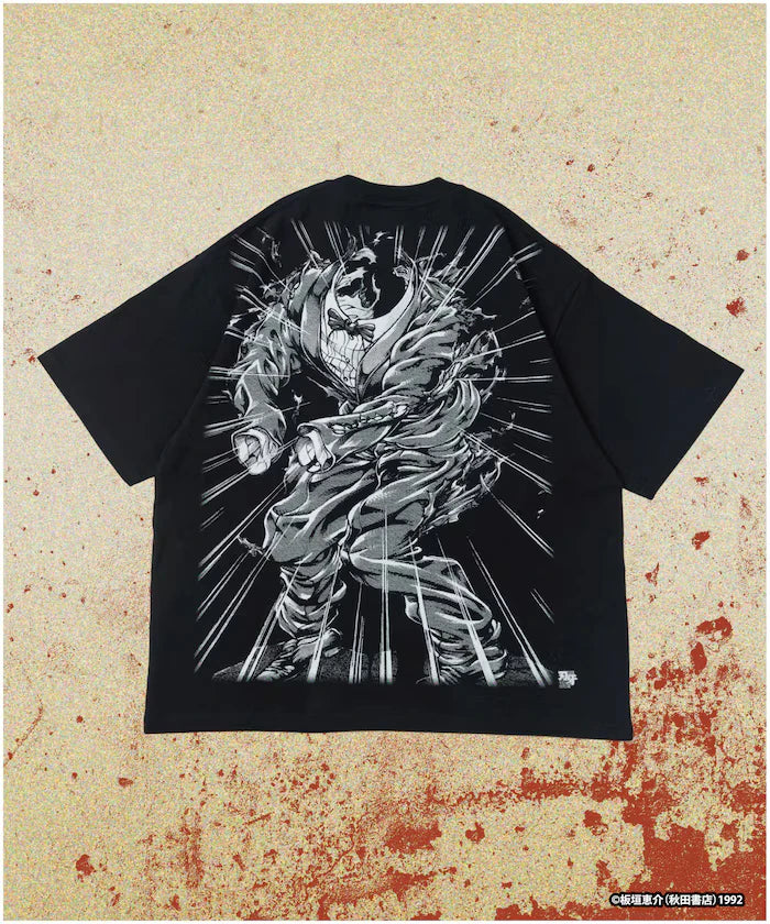 [Sales start on June 12 at 12:00] Baki 'Mr. Unchained/Biscuit Olly' Print Crew Neck T-Shirt