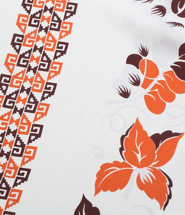 RAYON HAWAIIAN SHIRT “POLYNESIAN BORDER”