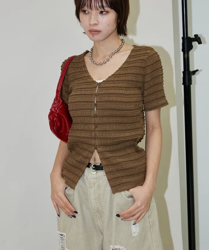 V-Neck Half Sleeve Cardigan Limited Edition
