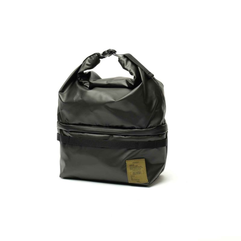 NYLON POLYCARBONATE 2ROOM POUCH sizeM/ BLACK