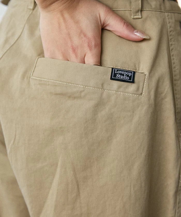LOVE POP STUDIO Chino Cargo Pants Limited Edition