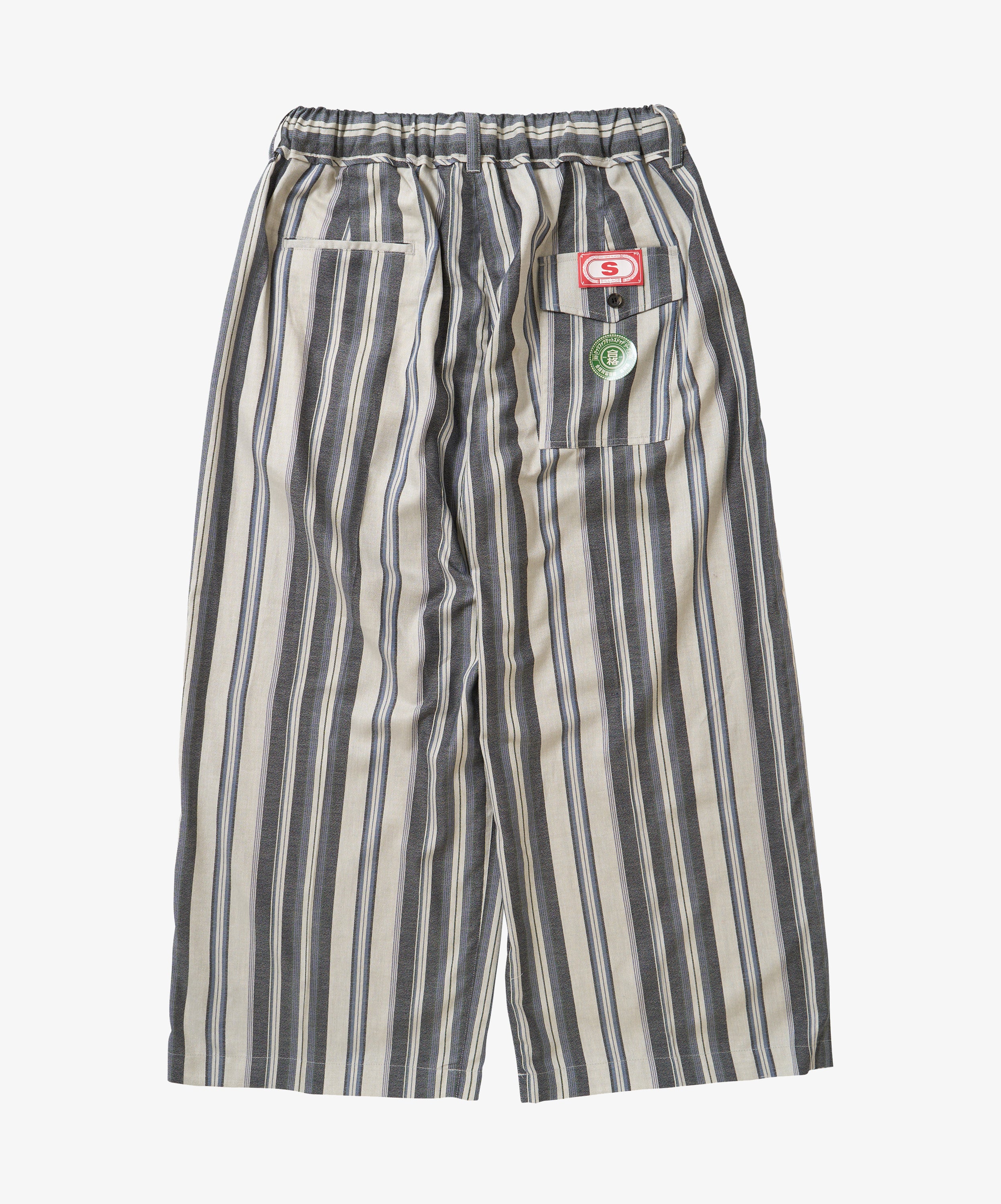 banshu ori hakama pants navy stripe