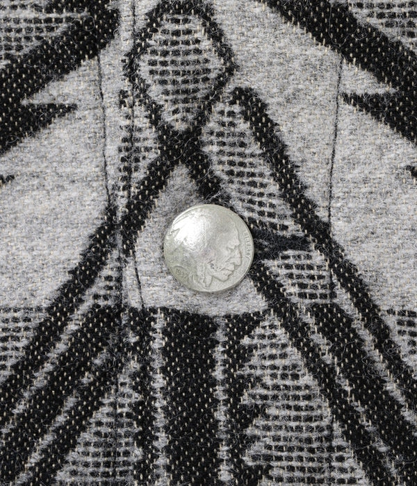 NATIVE AMERICAN WOOL BLANKET JACKET