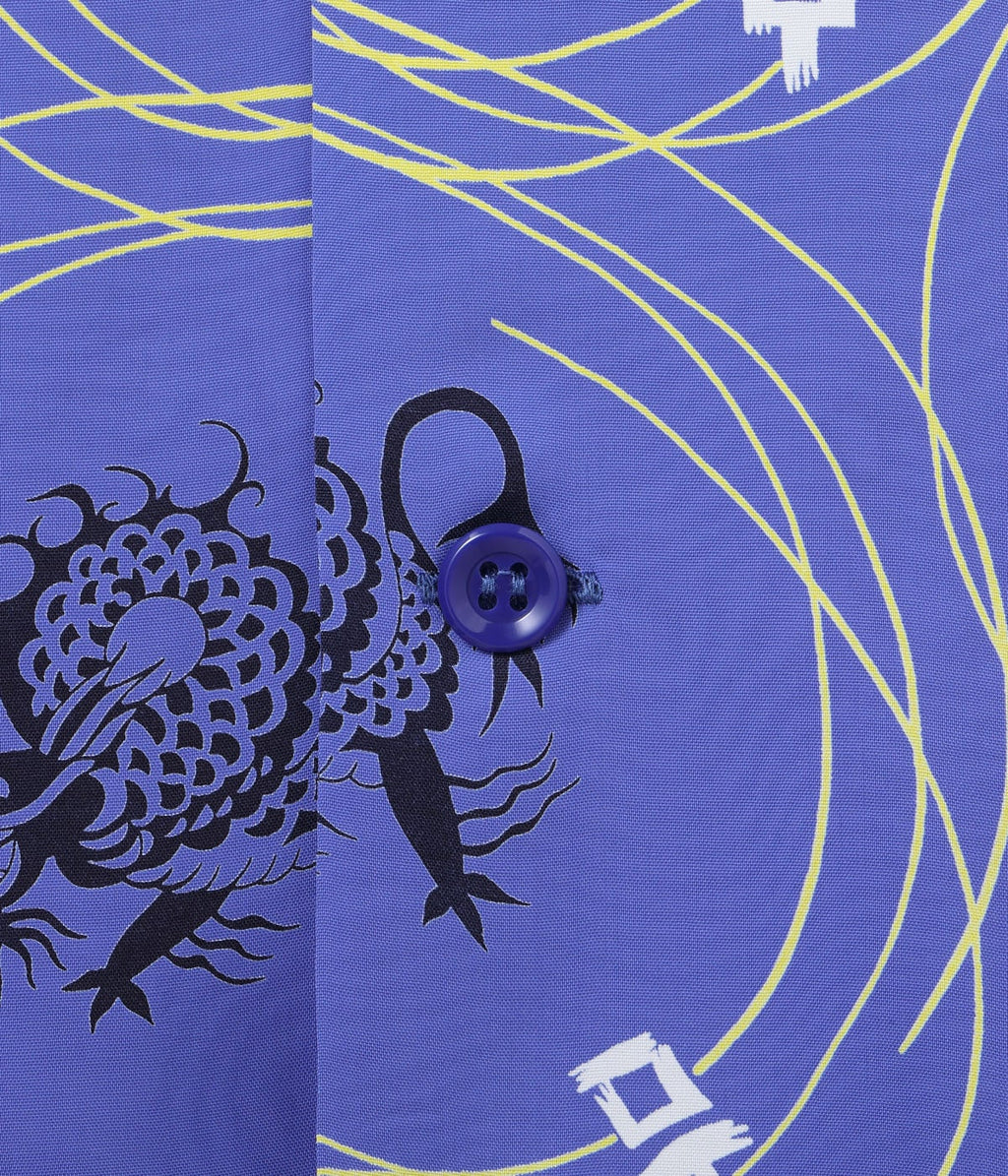 Rayon Hawaiian Shirt "Dragon Grid"