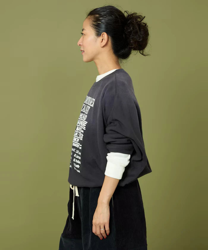 Fade Print Dolman Sweat