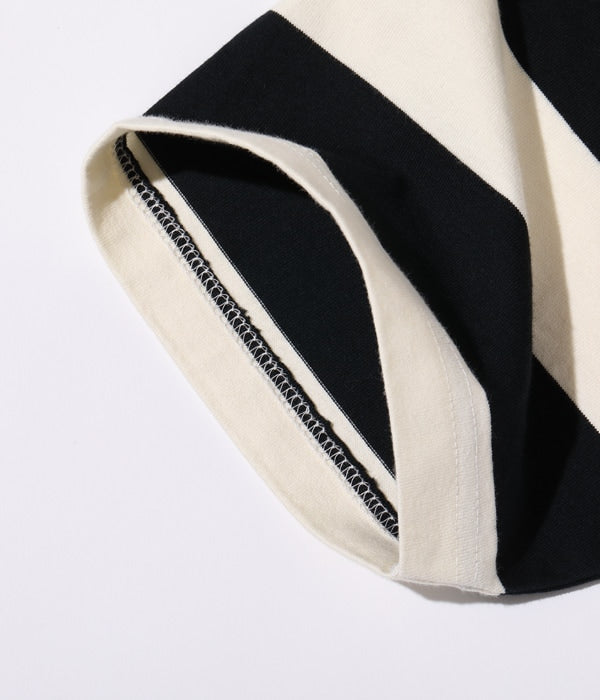 WHITESVILLE 30/2 BORDER T-SHIRT (SHORT SLEEVE)