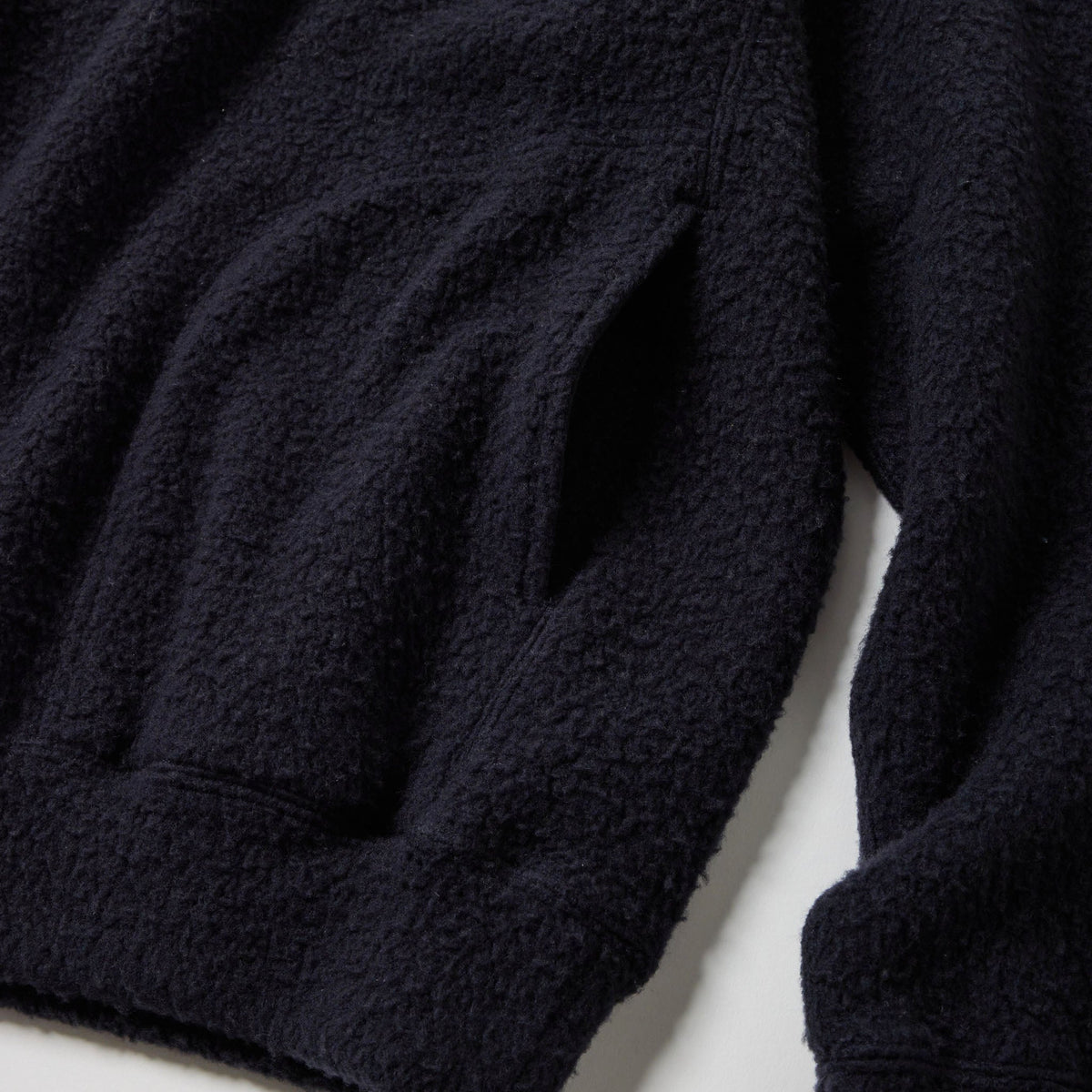 GL69593 / WOOL SUPER 140's FLEECE RAGLAN CREW NECK SHIRT