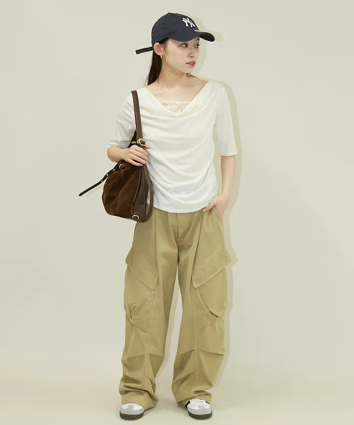 Race Layered Tereko Draped T-Shirt Limited Edition