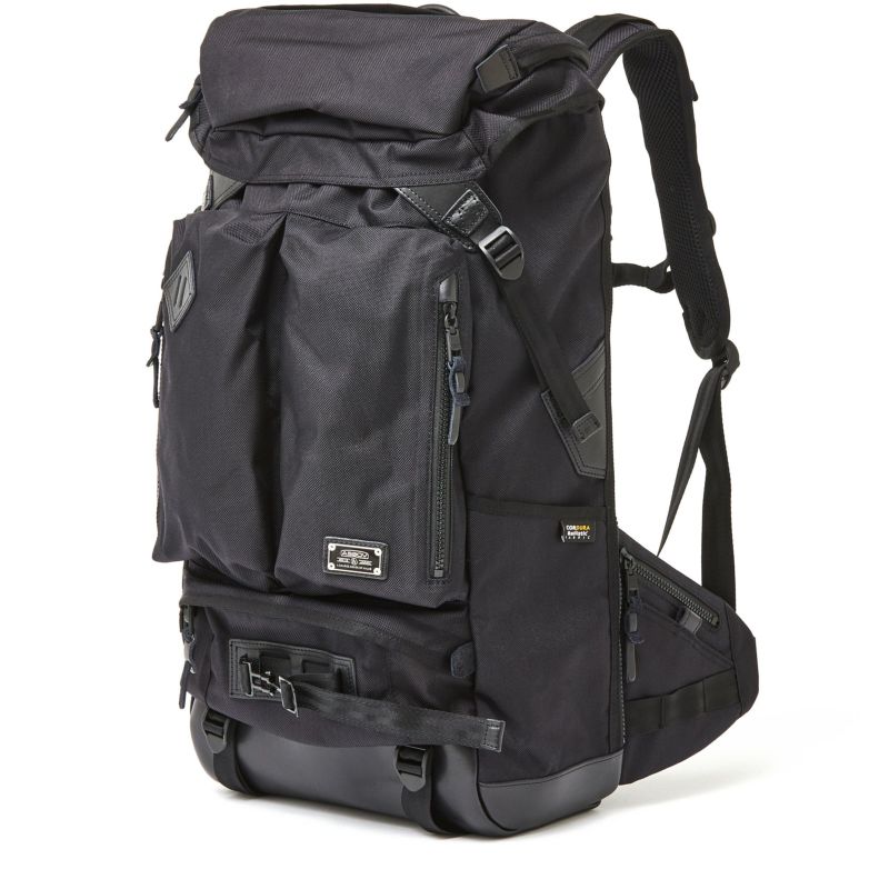 EXCLUSIVE BALLISTIC NYLON 2POCKET BACK PACK /BLACK