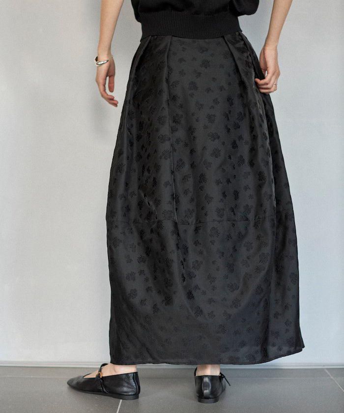 Flower Sheer Jacquard Cocoon Skirt - Released on February 12 at 12:00