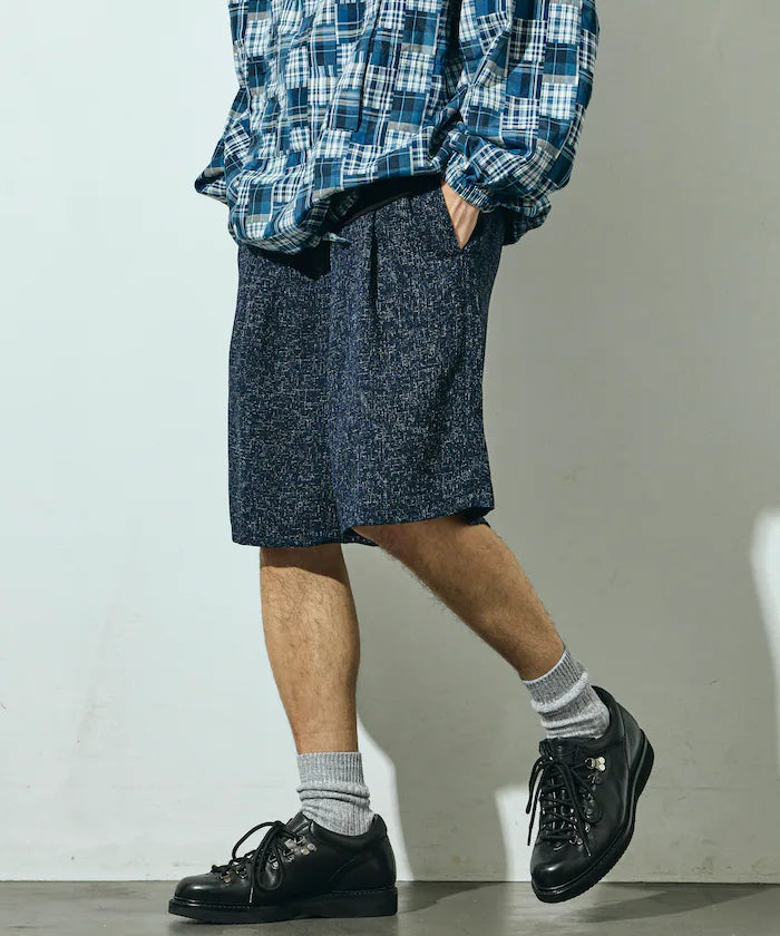 Summer Tweed Easy Wide Shorts / Compatible with Setup