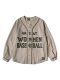 Wool Stripe (Thick) GREAT WOMEN Baseball Lo...