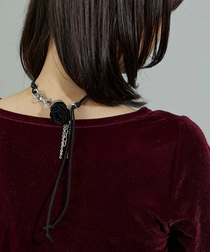 Code Flower Necklace / Flower Charm